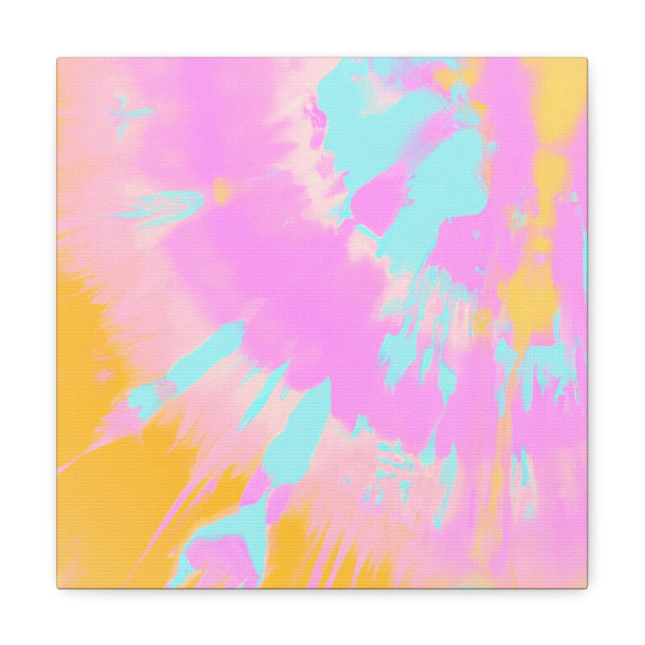 Tie Dye Canvas Art.